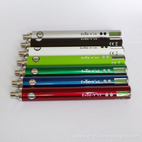 Adjustable 3.0-6.0V Variable Voltage Evod-VV3 Passthrough Battery